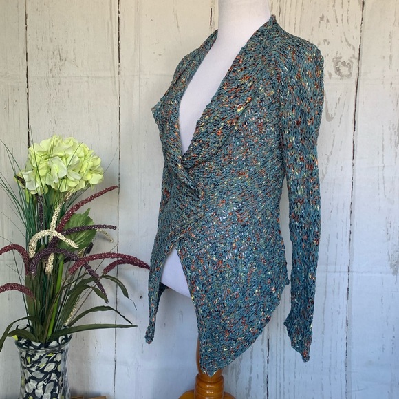 Gabriel S. Knit Crochet Cardigan XS - Picture 2 of 8